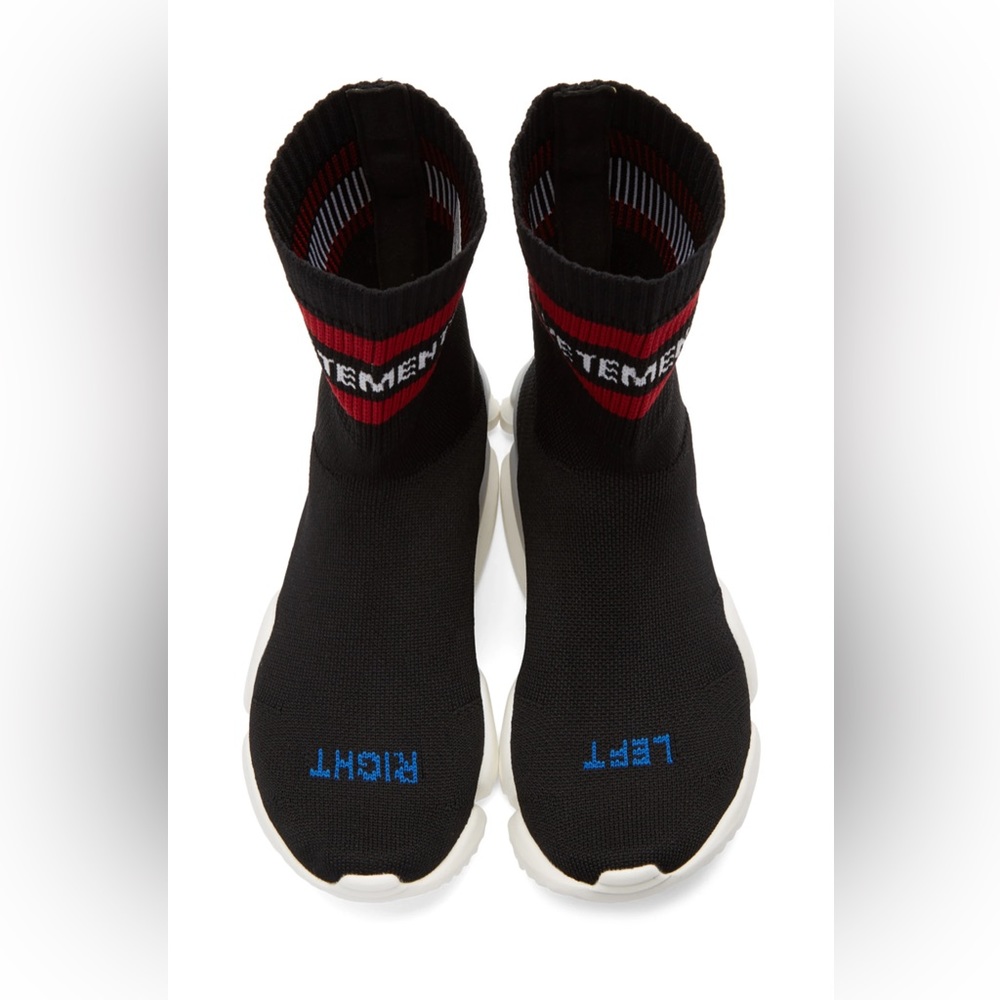 VETEMENTS
Black Reebok Edition Sock Pump High-Top Sneakers